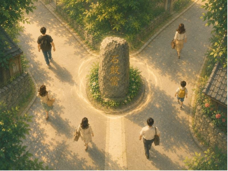 除了擋煞之外，石敢當也象徵守護往來行人，寄託人們出門平安、順利返家的願望。（圖／翻攝自Pixabay）