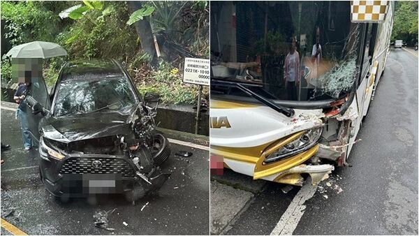 離譜！休旅車酒駕還超車　山路對撞遊覽車