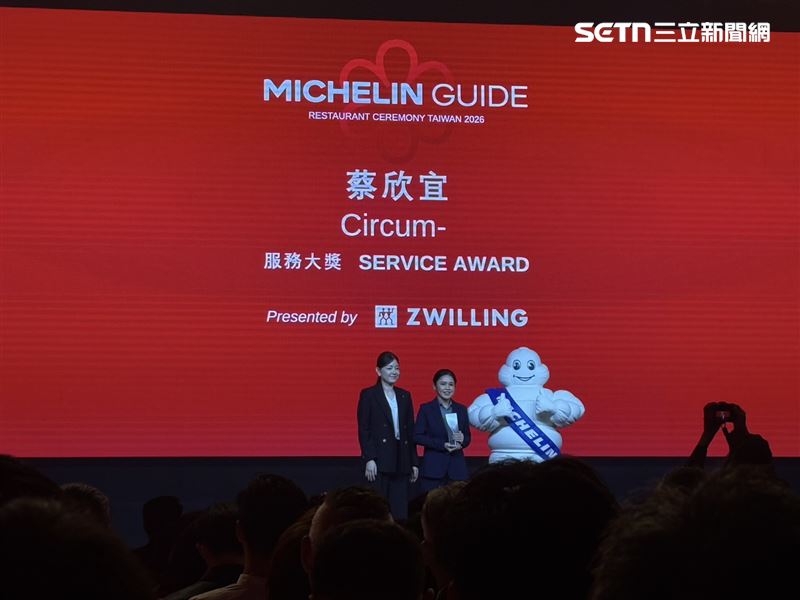 服務大獎由「Circum」蔡欣宜獲得。(圖/記者李育道攝影)
