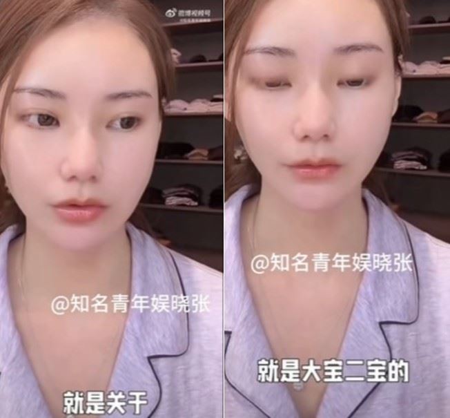 馬筱梅日前在直播中談到短影音授權問題,透露自己與經紀公司合作時,已特別列出限制條件,強調「直播精華影片不能出現大寶、二寶」。(圖/翻攝自知名青年娛曉張微博)