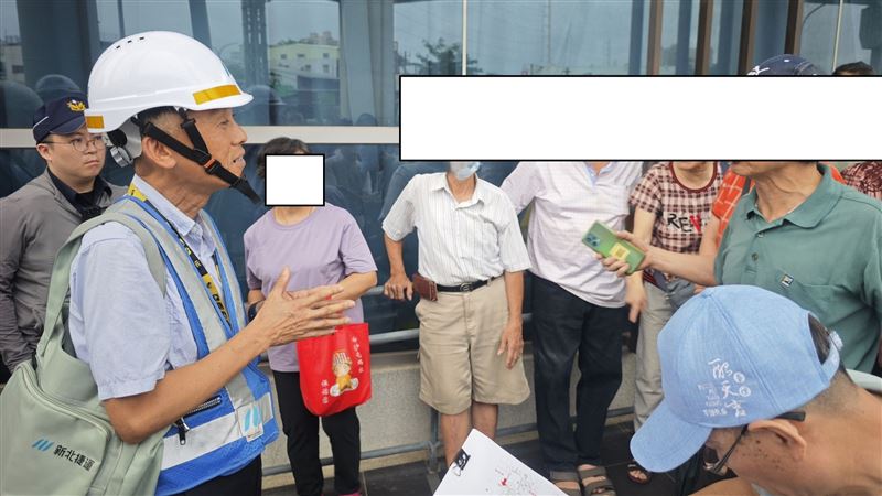 侯友宜視察遇抗議　吳昇翰籲傾聽當地民意