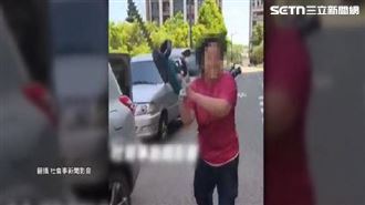 女抓狂拿割草機怒砸車！猛嗆「我讓你死」