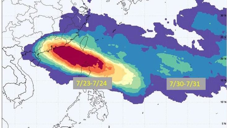 紅霞最快明生成！專家：未來10天雙颱接力