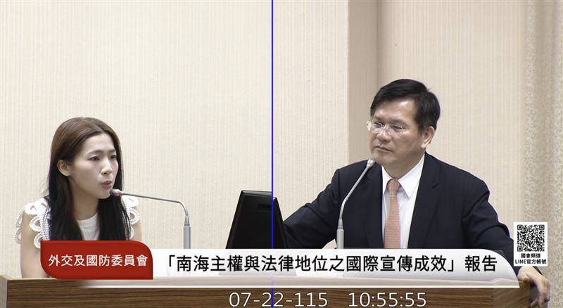 徐巧芯質詢林佳龍(圖/翻攝自國會頻道)