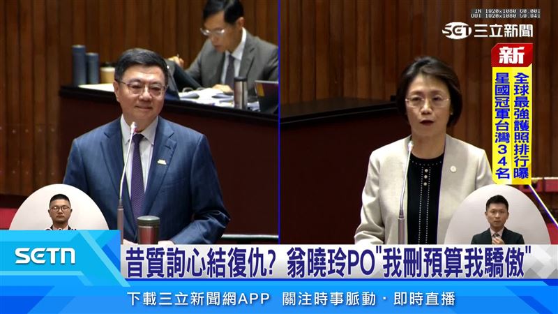 翁曉玲自曝提出約270項預算凍刪案,還提案凍結行政院長卓榮泰薪資,遭質疑是政治報復與霸凌