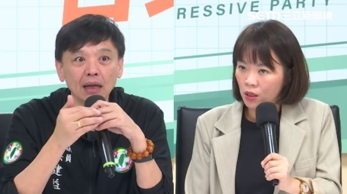 洪健益質疑虐童案處理蓋牌，簡舒培也親曝有索資虐童案大事記，更質疑為何市府只公布要打擊她的索資內容（組合圖／翻攝畫面）