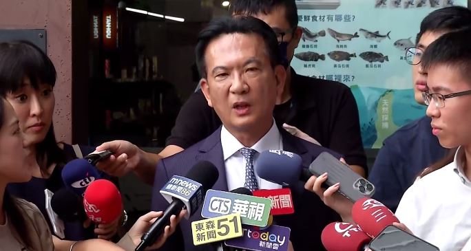 民進黨立委林俊憲出席中執會前受訪(圖/翻攝畫面)