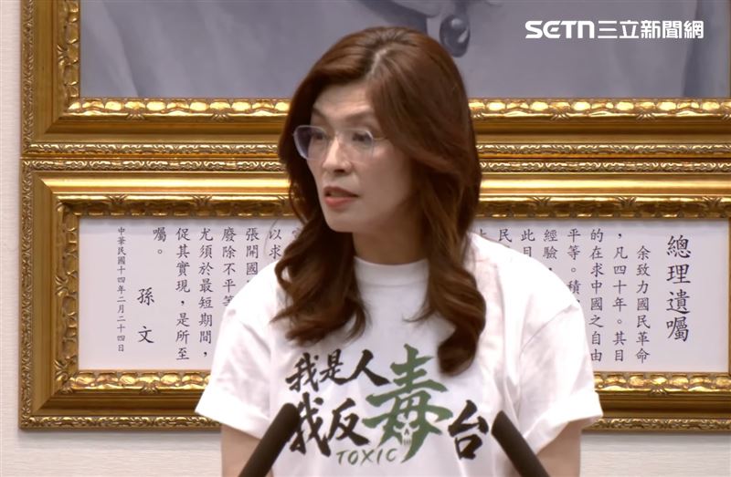 鄭麗文主持中常會（圖／翻攝畫面）
