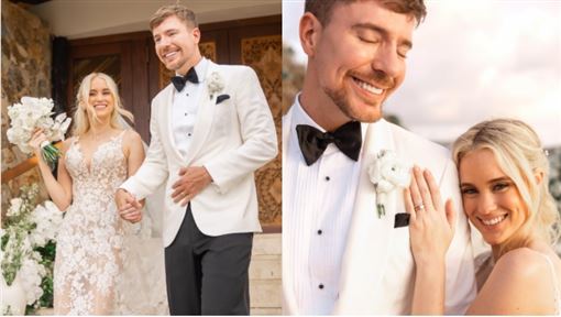 5億訂閱Youtuber娶妻！MrBeast辦海島婚禮