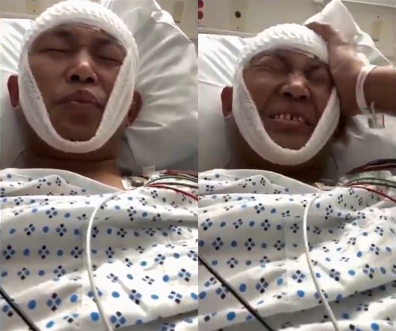 中國民主黨國際聯盟主席界立建於紐約遇襲，遭3名亞裔男子持棍痛毆導致頭部重創命危，引發外界對中共跨境鎮壓的強烈關注。（圖／翻攝自X平台）