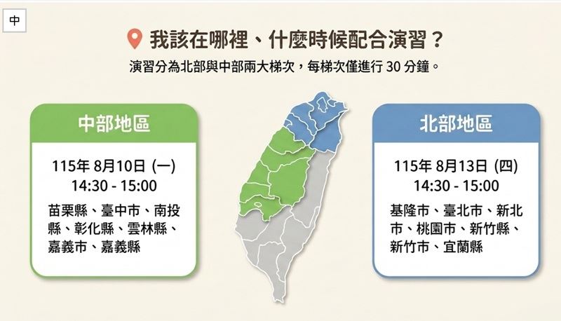2026年城鎮韌性演習8月中旬北、中部登場,首度納入「行動網路降速」演練。(圖/NCC提供)
