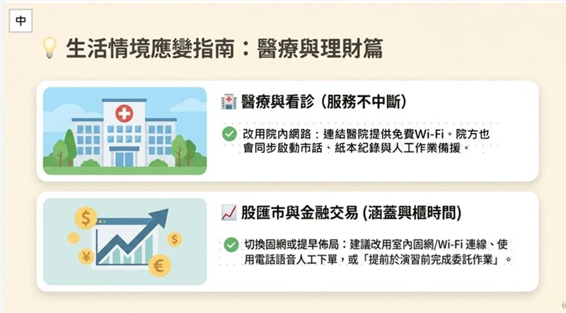2026年城鎮韌性演習8月中旬北、中部登場,首度納入「行動網路降速」演練。(圖/NCC提供)