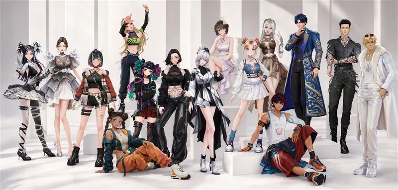 虛擬偶像音樂選秀旗艦節目《VPOP ASIA》。（圖／華納音樂提供）