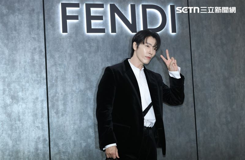 韓流男團Super Junior成員東海出席時尚品牌活動。(圖/記者鄭孟晃攝影)