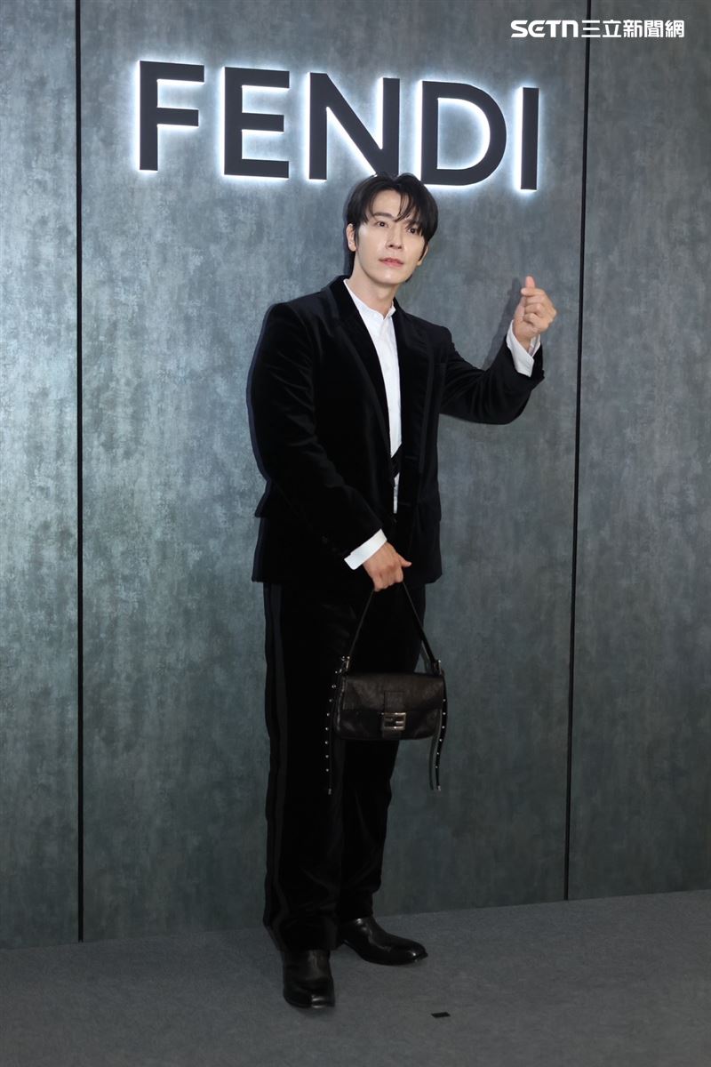 韓流男團Super Junior成員東海出席時尚品牌活動。(圖/記者鄭孟晃攝影)