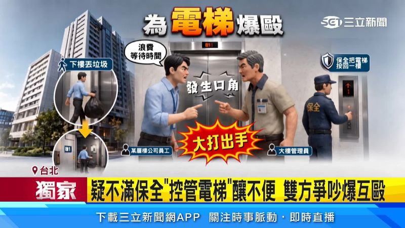 住戶與保全爭執原因