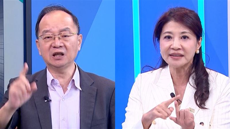 資深媒體人王瑞德(左)與民進黨立委林楚茵(右)在政論節目《新台派上線》中,爆料北市虐童案內幕,痛批蔣萬安失職。(圖/翻攝自《新台派上線》)