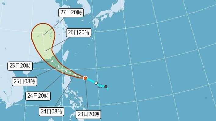 新/「未命名」颱風生成!氣象署將發海警