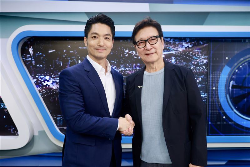 蔣萬安接受趙少康專訪。(圖/翻攝畫面)