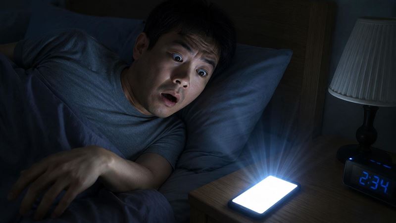 湖北一名男子手機螢幕深夜突然亮了,28萬元瞬間被盜,驚悚過程引發全網熱議。(示意圖/AI生成)