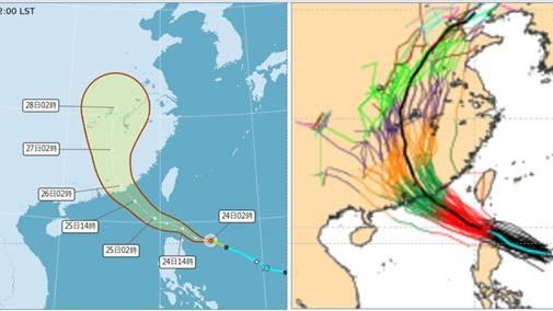 「紅霞颱風」正名發海警!風雨最猛地區曝