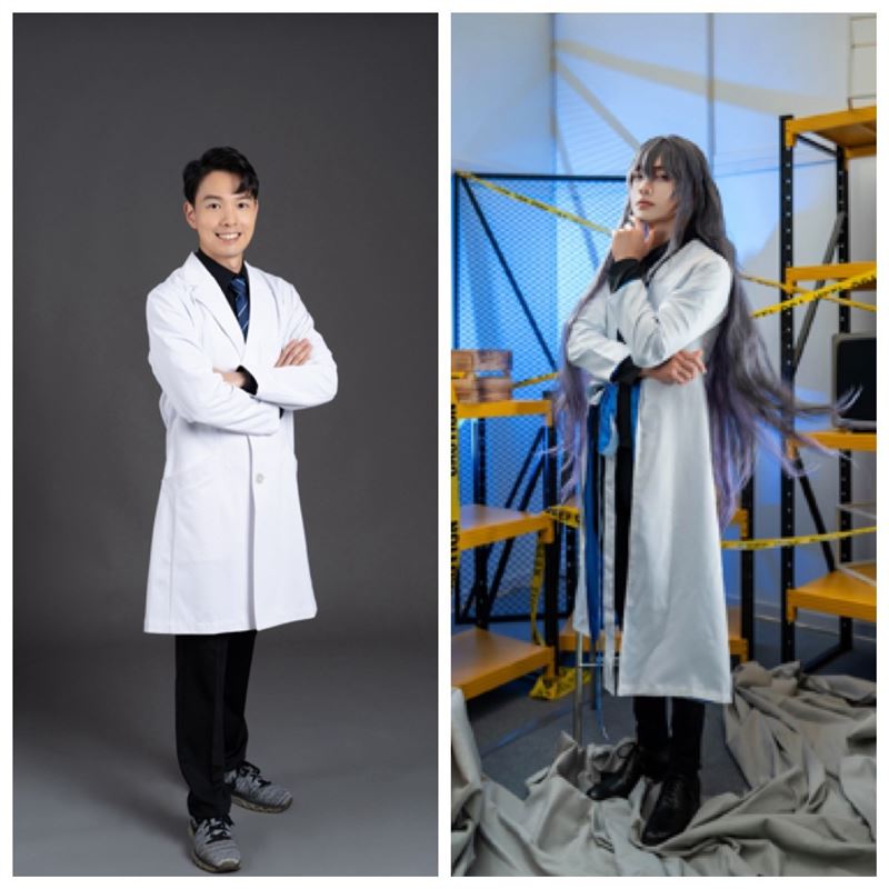 大學眼科醫師翁紹維脫下白袍，Cosplay初體驗變身《催眠麥克風》人氣角色「神宮寺寂雷」，反差模樣令人超驚豔