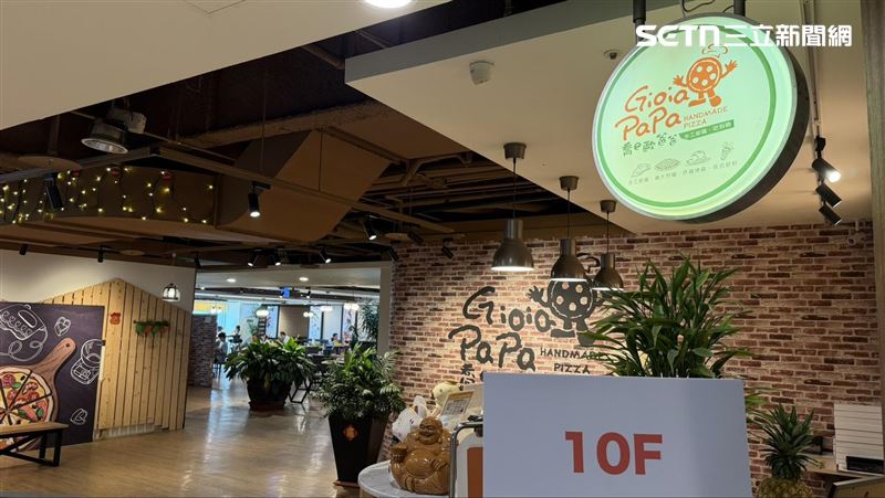 台中人氣速食店喬e歐爸爸比薩吃到飽。(圖/遠雄集團提供)