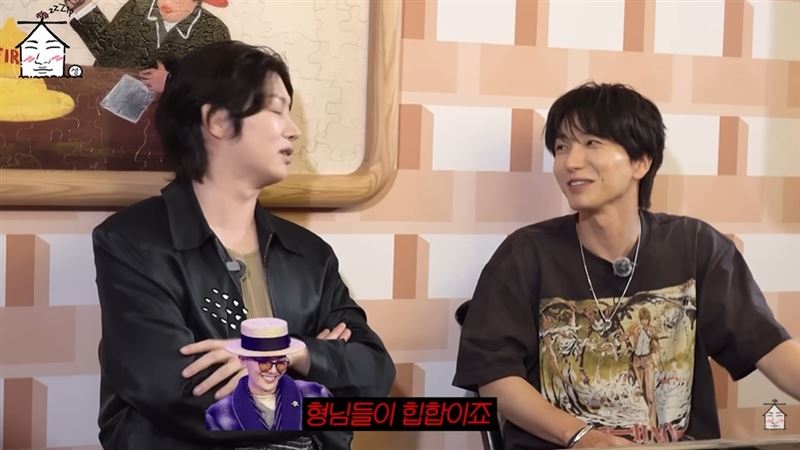 Super Junior利特與成員希澈登上BIGBANG大聲主持的YouTube節目。（圖／翻攝自집대성 YT）