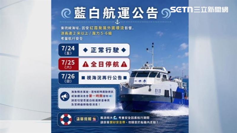 東琉線週六停航