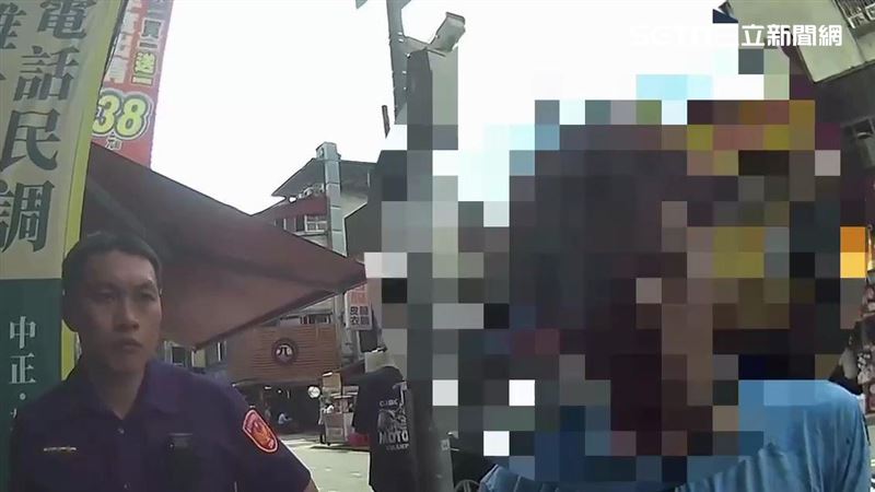 北市曾男毒駕騎車行經廣州街時遭警盤查逮捕。（圖／翻攝畫面）