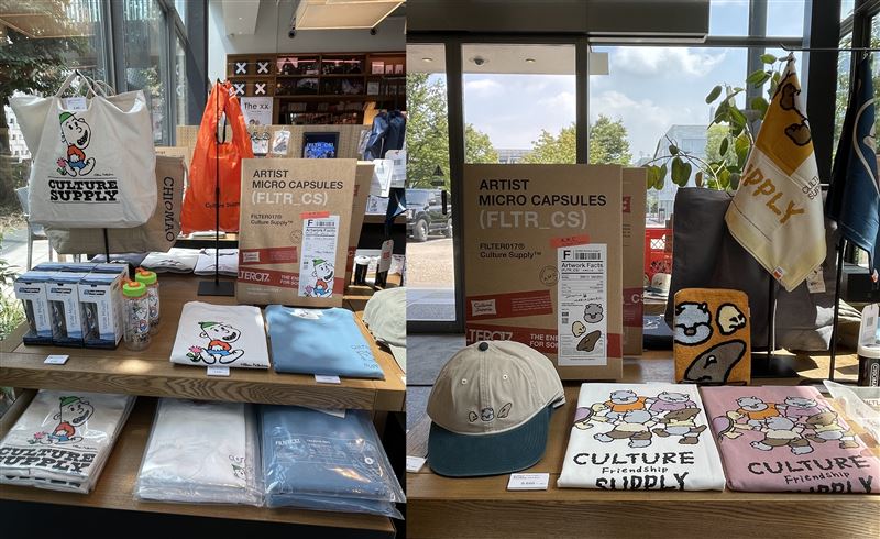 台灣潮牌同時有2個系列進駐蔦屋書店史無前例,預計在日本展開巡迴。(組合圖/翻攝自IG @filter017)