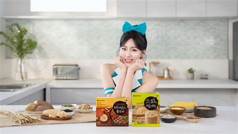 安芝儇甜美代言  韓系穀物飲「丹特」登台