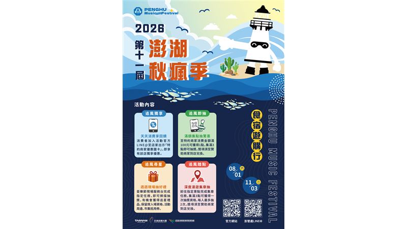 「2026澎湖秋瘋季」魅力登場