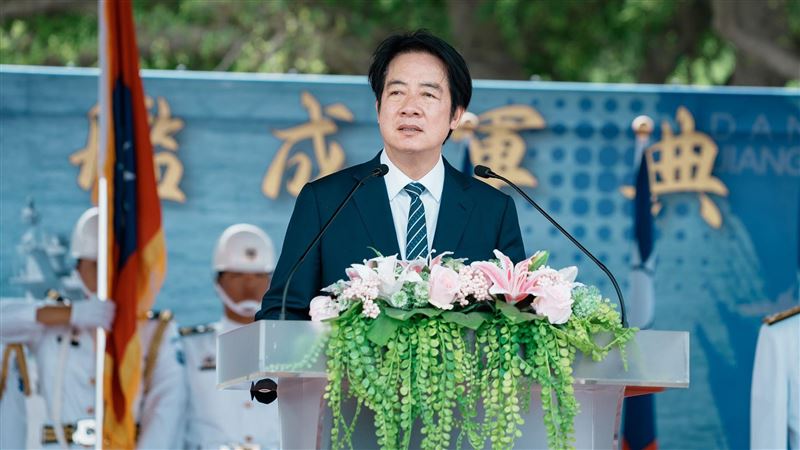 丹江軍艦成軍！賴清德：國艦國造逐步實現