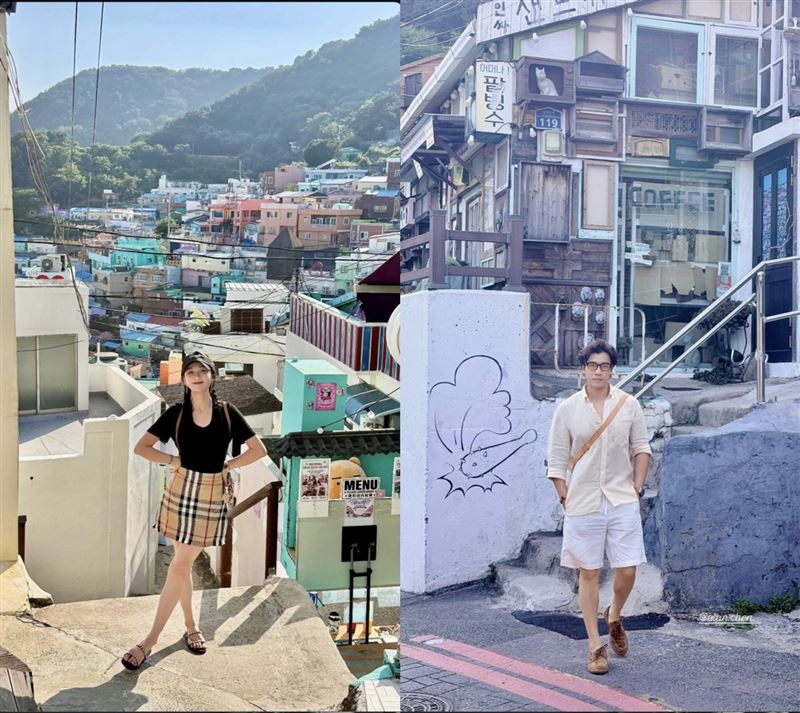 陳喬恩夫妻倆近日前往南韓釜山旅遊。( 圖/翻攝自IG@iam_joechen)