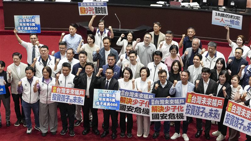 立院3讀兒少未來帳戶條例　每年6萬到18歲