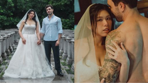 演員佳諭Get婚老外腹肌哥！相遇如偶像劇