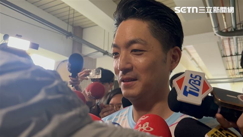 有人致電林杏兒服務處恐嚇槍殺台北市長蔣萬安。(圖/記者詹宜庭攝影)