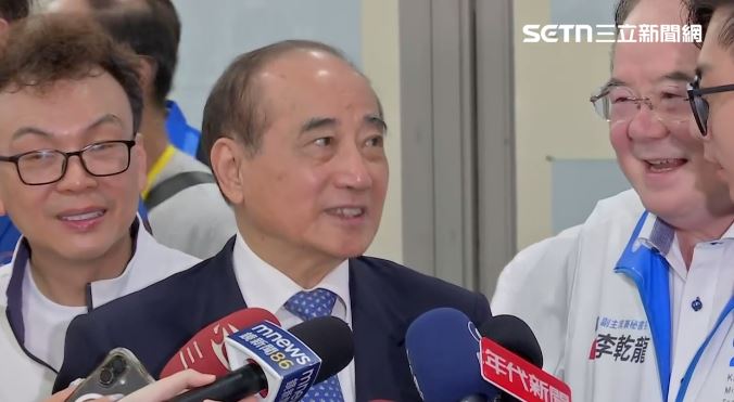 前立法院長王金平出席國民黨全代會(圖/翻攝畫面)