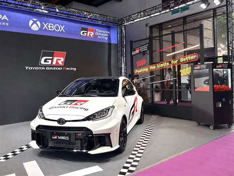 TOYOTA GAZOO Racing首度攜手軟XBOX,把人氣賽車遊戲搬進2026台北漫畫博覽會。(圖/Toyota提供)