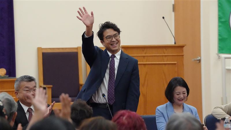 華府長老教會演講!沈伯洋喊建立城市外交