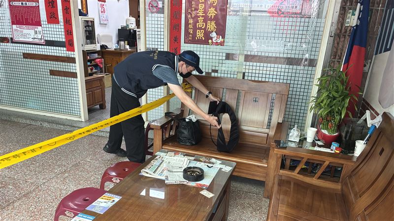 警方拉起封鎖線釐清中。(圖/翻攝畫面)
