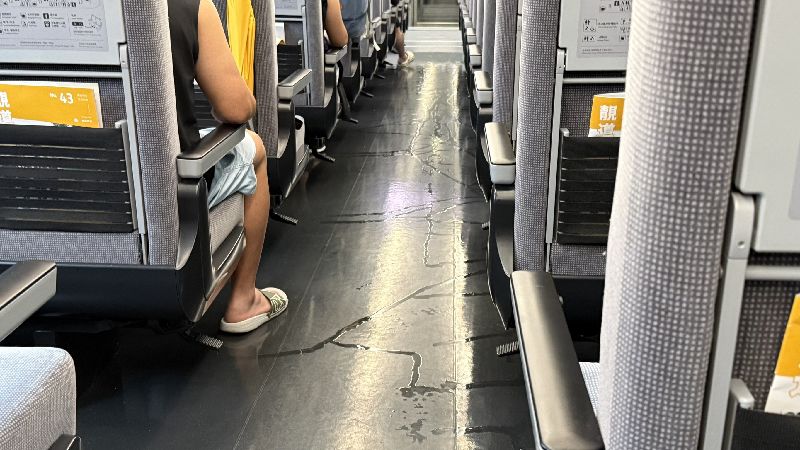 台東雨量150毫米　新自強號進水旅客傻眼