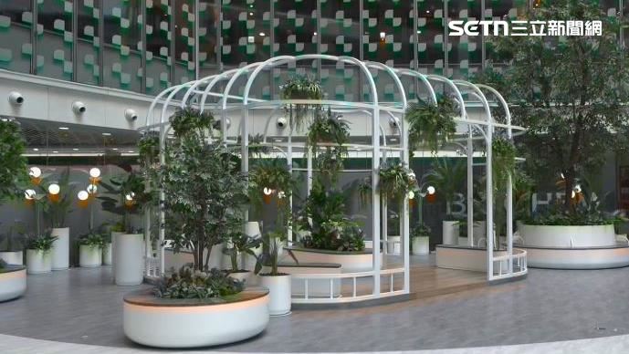 設計團隊到韓國取經,將韓系花園美學和城市休憩空間融入商場設計