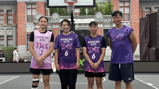新竹3對3籃球決賽登場　親子歡樂12組爭霸