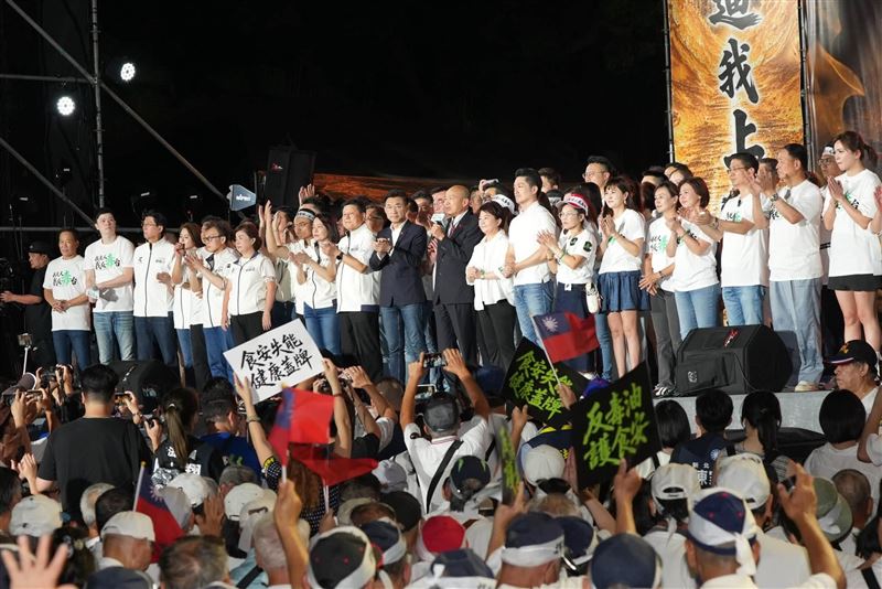 盧秀燕說,20萬人7/25站上凱道,這是偉大的台灣公民、台灣的主人發出的怒吼。(圖/翻攝自盧秀燕臉書)