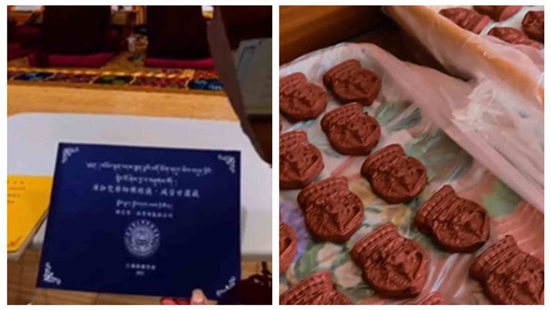 遺孀替傅子純做法事。(圖/翻攝自Corrinna Lee臉書)