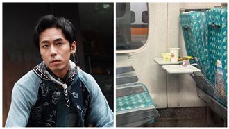 照片為證！男星嘆搭高鐵「又見垃圾迎接」
