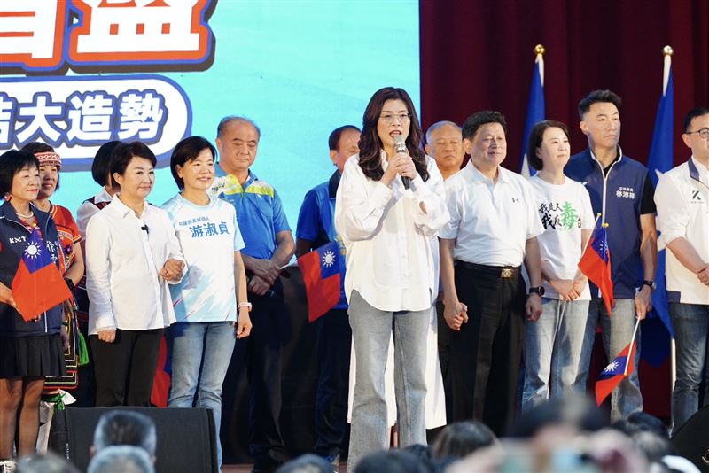 國民黨上午於花蓮中正體育館舉辦「社福花蓮、繁榮昌盛,國民黨團結大造勢」(圖/傅崐萁辦公室提供)