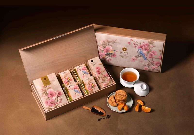 桃園國際機場凱悅酒店《跨悅山海 悅下團圓》中秋禮盒。(圖/飯店旅宿業者提供)